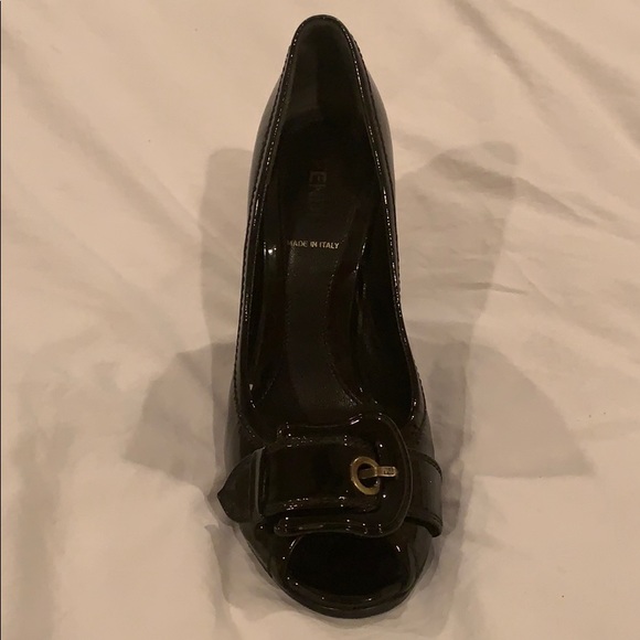 Fendi Black Patent Leather Heels. Size 6. - Picture 2 of 7